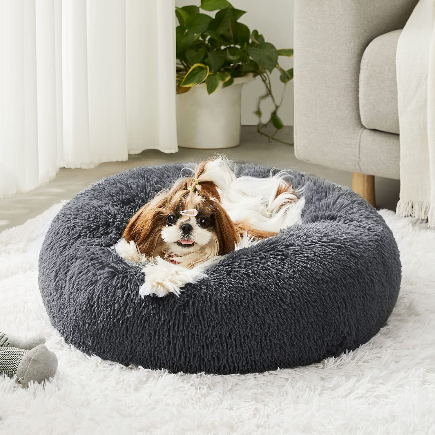 Jollynaps™ Super Soft Calming Donut Bed